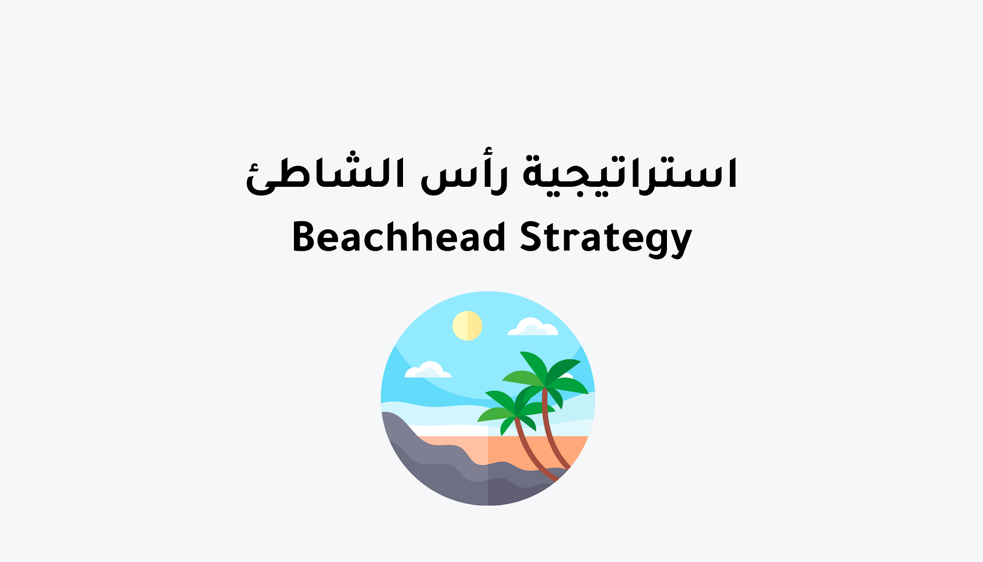 استراتيجية رأس الشاطئ - Beachhead Strategy