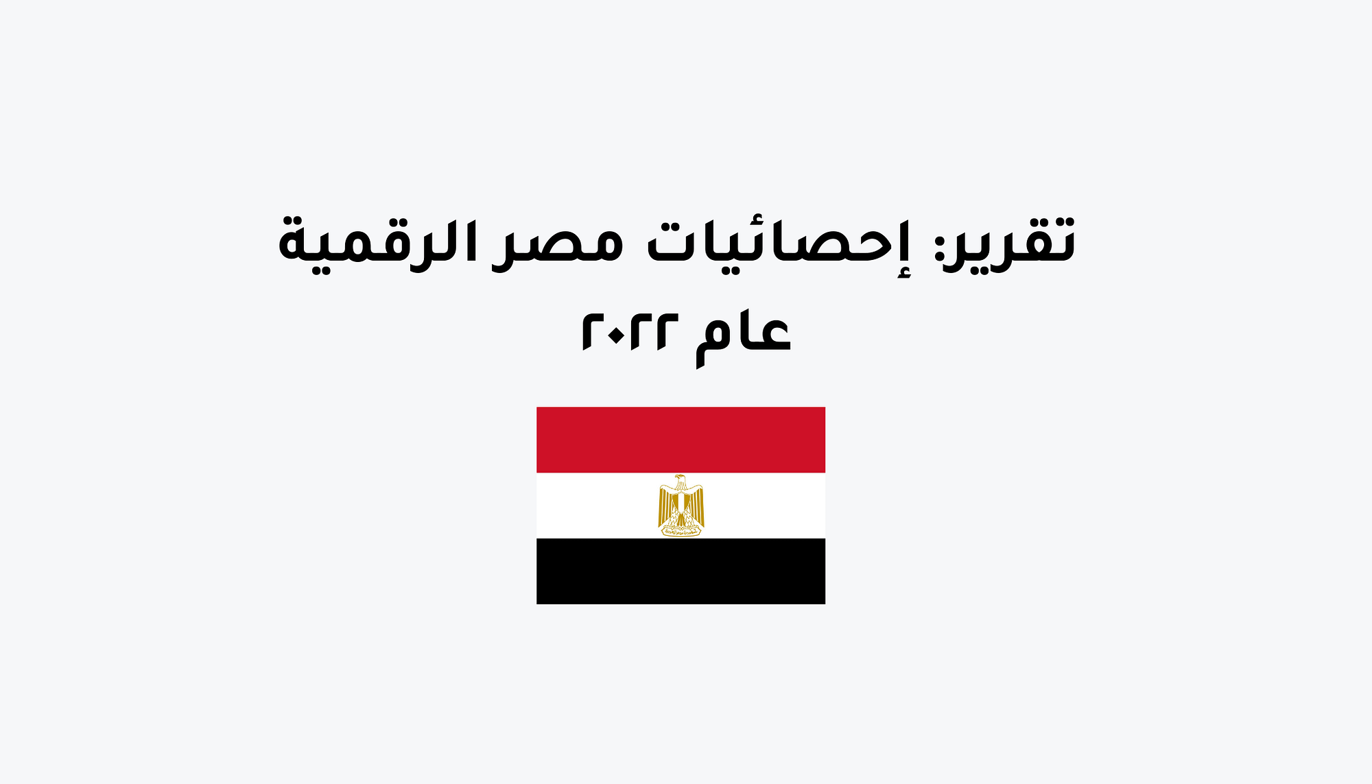 تقرير إحصائيات مصر الرقمية عام ٢٠٢٢